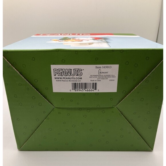 Peanuts Snoopy & Woodstock Christmas Tree Flickering Campfire Night Light In Box - Picture 3 of 3